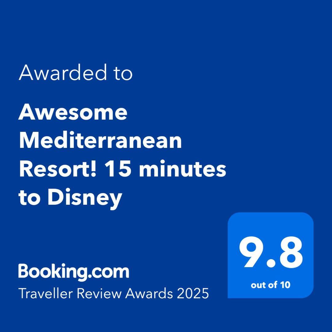 Awesome Mediterranean Resort! 15 Minutes To Disney Kissimmee Buitenkant foto